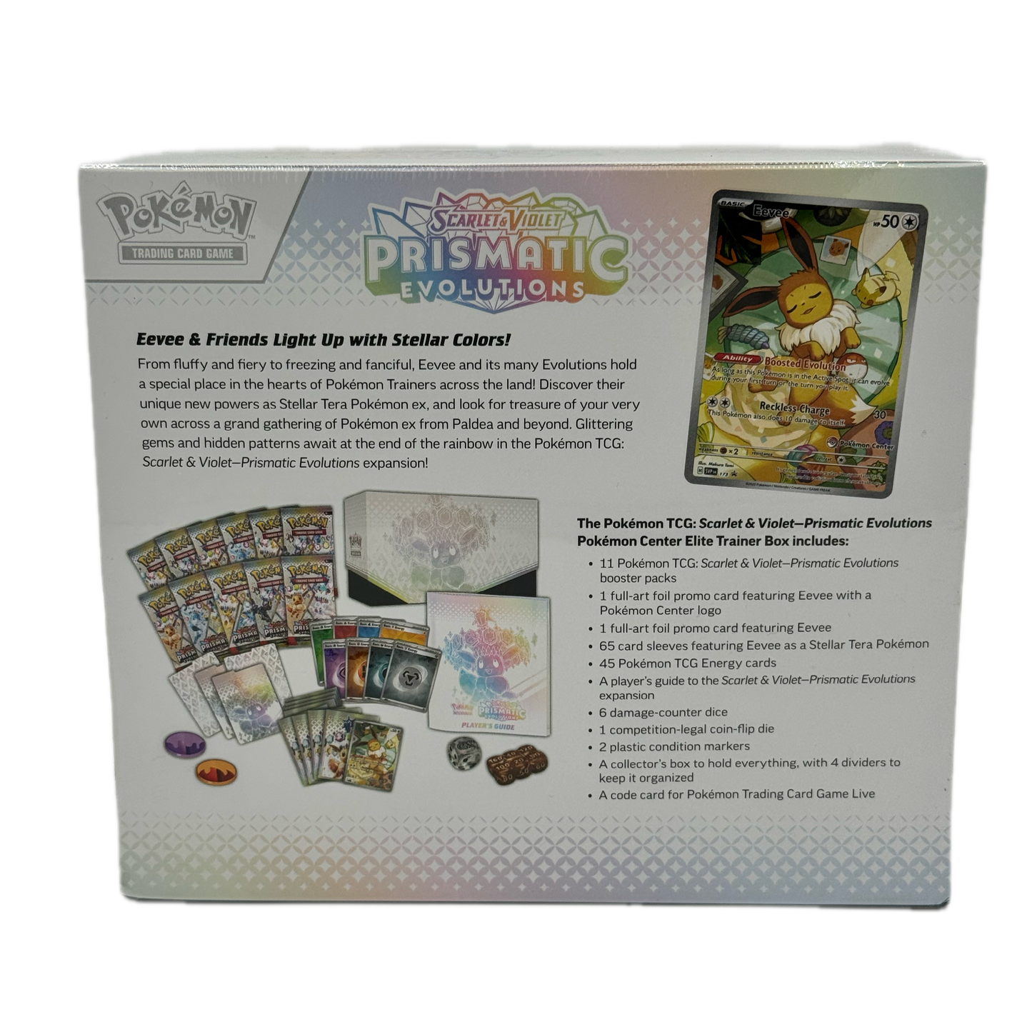 Pokemon Center Prismatic Evolutions Elite Trainer Box