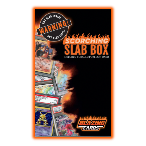 pokemon card graded slabs Scorching Slab Box