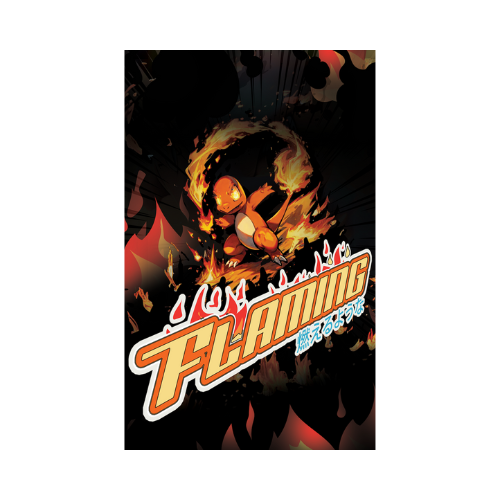 Flaming Slab Box - 1 English or Japanese PSA/Beckett/CGC Graded Card