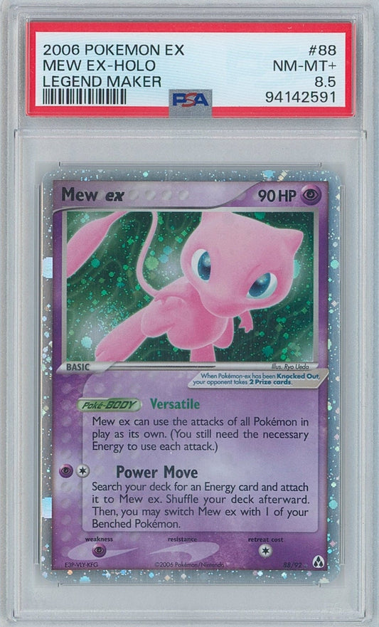 Pokémon Mew EX PSA 8.5 Legend Maker NEW CERT
