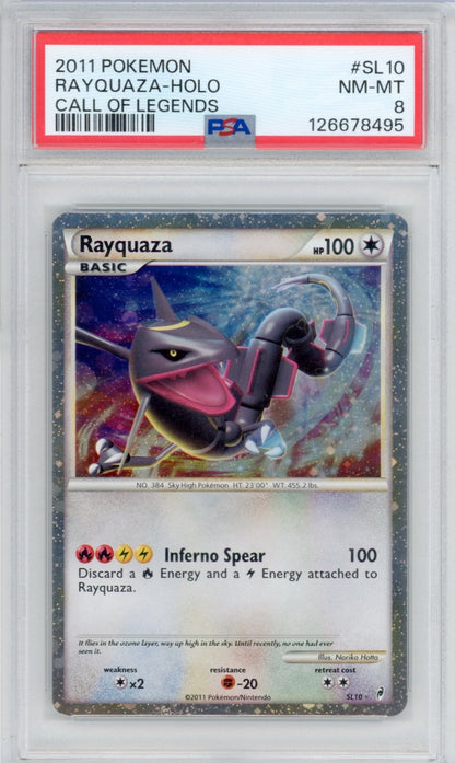 Pokemon Rayquaza PSA 8 Call Of Legends POP *258*