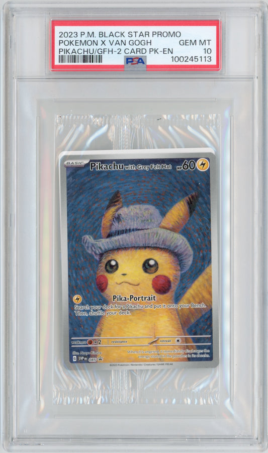 Pokemon Pikachu Van Gogh Sealed PSA 10