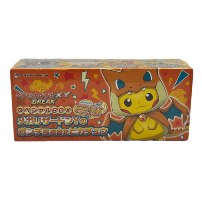 Japanese Pokemon Center Pikachu Poncho Mega Charizard Y