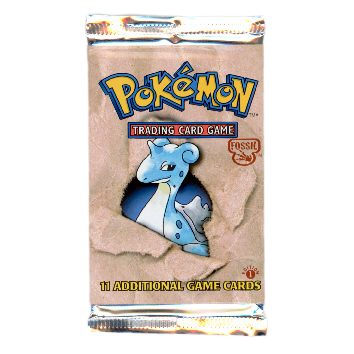 Pokemon Fossil 1st Edition Booster Pack