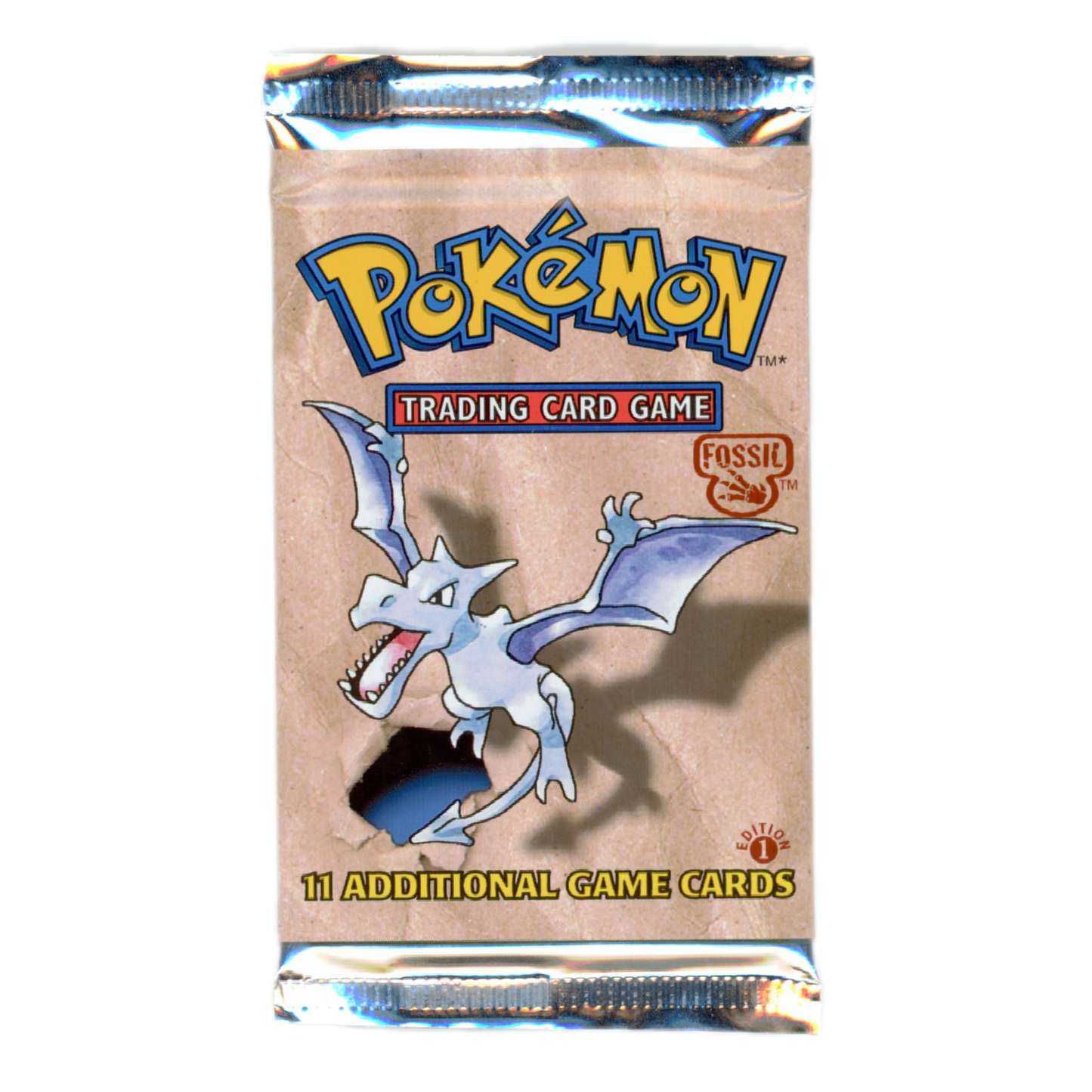 Pokemon Fossil 1st Edition Booster Pack