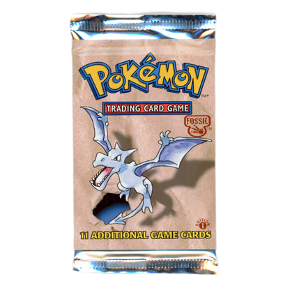 Pokemon Fossil 1st Edition Booster Pack