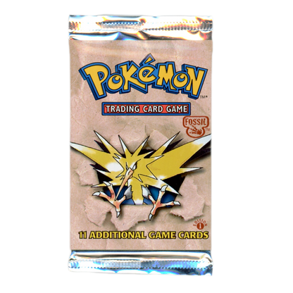 Pokemon Fossil 1st Edition Booster Pack